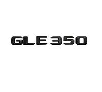 Noir Mat Gle 350" Lettre arrière du Coffre de Voiture Mot Badge Emblem Letter Decal Sticker Fit for Mercedes Benz Gle Classer Gle350