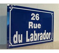 Noir & Mat Sérigraphie Plaque de Rue Tintin 1er adresse de Tintin création Objet Collector Edition limitée