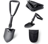Noir - Mini Pelle Pliable et Portable multifonctionnelle Pelle Pliante Militaire Plus DE 30 MODÈLES Camping Plage Jardinage Voitu
