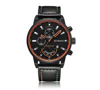 (noir) Montre à quartz tendance Curren 8217 pour homme