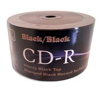 Noir/Noir 52X CD-R colors double face de 80 minutes, paquet de 100 (2 x paquet de 50)