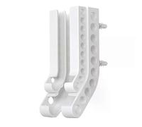 (Noir) Organisateur de stockage de piles AA et AAA Combo Petit support de piles Support mural Distributeur