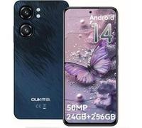 Noir-OUKITEL C58 PRO Smartphone 6.7 256Go ROM 5150mA Android 14 téléphone Dual SIM 4G-(199g) Noir