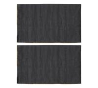 Noir Panneau Insonorisant en Caoutchouc Butyle Voiture 2 Pièces | Bruit Vibrations, Usage Plafond ou Bureau, Mousse Caoutchouc Coton, Pose Facile