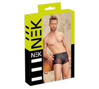 Noir Pantalon De NEK Im Betonenden Mattlook Avec Transparent Netz-Einsätzen