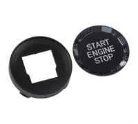 Noir pour Crystal Engine/Stop Button Cover pour E90 / E91 / E92 / E93 / E84 / E70 / E60 / E87 / E83 / E89 Series - ABS pour Crystal Construction Nightl