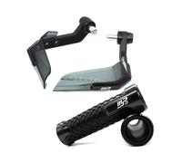 (Noir) pour Piaggio MP3 250 300 500 HPE Sport Scooter Moto Protège-mains Poignées Bouclier Protège-mains