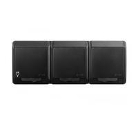 NOIR PRISE NT 3X Z/U AVEC RABAT IP44 3X2P+Z HERMES 0323-09