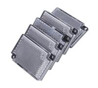 Noir Réflecteur Carré pour Capteurs Panneau 5 Pièces | ABS Acrylate, Haute Réflectivité et Pose Facile, pour Véhicules et Circulation Routière, Sécurité Renforcée