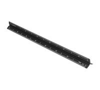 Noir Règle Triangulaire de Dessin 30cm en Alliage D’aluminium | Six Rapports, Graduations Lisibles et Mesure Précise, pour Étudiants en Dessin et Travaux Techniques