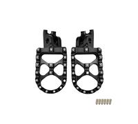 (Noir) Repose-pieds CNC pour moto, pédales pour HONDA CR 125 250 150R CR250R CRF 150R