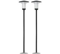 Noir Résidentiel Et Park Lampes 47mm (Paquet De 2) Ho / Jauge D'Oo Busch 4144