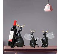 (Noir Restaurant Wine Rack Wine Cooler Décorations Décorées dans le Style Scandinave Creative Home Decorations r 39,5 x 9 x 28 cm Délicat Beau
