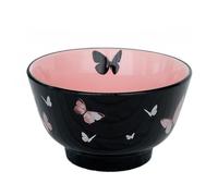 Noir Rose Bols Assiettes Vaisselle Ensemble Ménage Assiette Combinaison En Céramique Dîner Collation Petit Déjeuner Dessert Nid D'oiseau Salade Fruits Crème Glacée Soupe Pâtes Collations