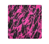 Noir rose irrégulier texture marbre magique auto-adhésif support de maquillage tissu organisateur de sac de maquillage enveloppement de lentille d'appareil photo tissu emballage pour articles de