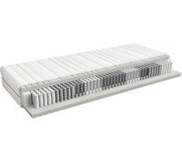 NOIR ROUGE BLANC Matelas à ressorts multi-poches Luxurius Solar 160x200 H3