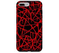 Noir Rouge Goutte Pentagramme Grunge Punk Satanic 666 Gothic Coque pour iPhone 7 Plus/8 Plus