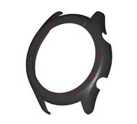 (Noir rouge) Montre connectée pour Huami Amazfit GTR 3/GTR 3 Pro, étui de protection résistant à l'usure