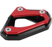 Noir Rouge Motocyclette Béquille Tampon Extension Côté Plaque Support