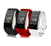 noir S2 intelligent Bracelet moniteur de fréquence cardiaque Montre GPS Sport notification Tracker caméra à distance