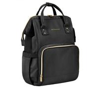 Noir Sac à dos noir et doré