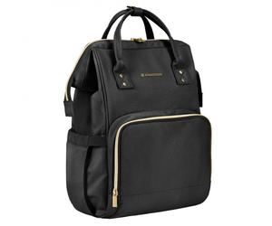 Noir Sac à dos noir et doré