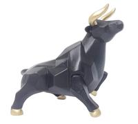 Noir | Sculptures Géométriques en Résine - Décorations d'Intérieur Collection pour Étagère, Mur, Bureau, Table de Chevet et Pièces