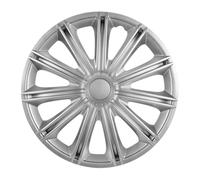 Noir Set 4 Couverture Roues 13 Pouce Voiture ABS Antichoc Avec Anneaux Propriété