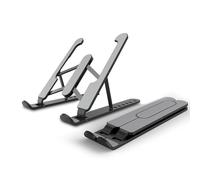 (Noir)Support Ordinateur Portable Pliable de 10 à 15,6 Pouces, Compatible avec MacBook, Dell, Lenovo, HP, Autres Laptops Tablettes jusqu'à 8 kg