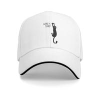 Noir Suspendu sur Soleil Casquette De Baseball Été Hommes Adulte Hang in There Imprimer Hip Hop Chapeaux Mignon Casquettes De Course