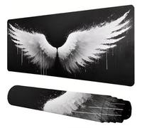 noir Tapis de Souris XXL 1000x500x3mm aile Sous Main Bureau Accessoire à Base en Caoutchouc Antidérapante et Bords Cousus tapis de souris gamer pour Deco Bureau Desk, Cadeaux pour Hommes/Femmes J1-792