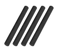 Noir Tige D’électrode en Graphite 4 Pièces 6mm | Surface Lisse Polie, Diamètre Précis, Usage en Métallurgie et Enseignement, pour Circuits et Appareils Expérimentaux