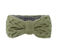 Noir Transparent chauds pour femmes Câble Crochet Turban -oreilles Cadeaux 1Pack Robe Franges (Army Green, One Size)