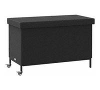 Noir Vidaxl salon de jardin resine tressee Noir