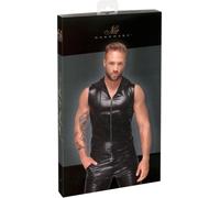 Noir - y Homme sans manches à capuche peau de serpent noir M