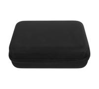 Noire Boîte de Rangement pour Piles AA AAA, Portable, Compacte | Poche Filet, Fermeture Sécurisée, Doublure Mousse, Compartiments Individuels, pour Bureau et Garage