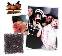 Noire Éponge à Cicatrice pour Maquillage Effet Spécial Halloween | Sponge, Stippling Précis, Portable, pour Faux Sang Gel, Scène Halloween, Contrôle des Détails