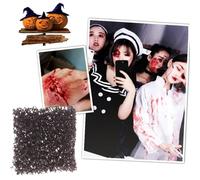 Noire Éponge à Plaies D'horreur pour Célébration Halloween Cosplay | Texture à Gros Trous, Détails Plus Fins, pour Gel de Faux Sang, Visage et Scène Halloween