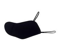 Noire Mentonnière de Violon 4/4-3/4, B497 Coussinet Coton Éponge | Modèles 1/2, 1/4 et 1/8, Bande Élastique, Facile à Poser et Retirer, pour Violonistes