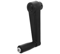 Noire Poignée de Manivelle Pliable pour Tour et Fraiseuse Industrielle | Plastique Ergonomique Antidérapant, Pivot Articulé, Réglage Précis, Structure Équilibrée, Adaptée aux Ateliers Compacts
