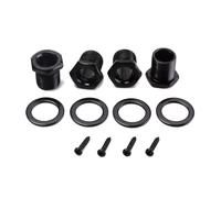 Noires Chevilles D'accordage de Basse 2l2r Scellées 4 Pièces