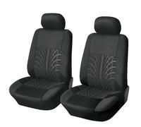 Noires Conducteur Housses de Siège pour VW PASSAT B8 Variante 2015-2022, Coussins Siège Auto Tissage en Polyester Résistantes Aux Rayures Éviter L'usure Protège-sièges Auto Revêtement Siège Auto
