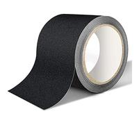 Noires Ruban Antidérapant Adhésif pour Intérieur et Extérieur 10cm x 5m pour la Sécurité au Travail la Maison Bande Sécurité