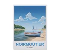 Noirmoutier Vendée，Puzzle 1000 Pièces pour Adultes Se Détendre Assembler Jeu Jouets en Papier Cadeau pour Aîné（50x70cm）-GL38