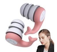 Noise Blocking Ear Plugs, Reusable Hearing Protectors, Soft Water Resistant Ear Plugs, Comfortable Canal Fit, High Performance Sound Protection, Great for Sleeping, Study, Travel