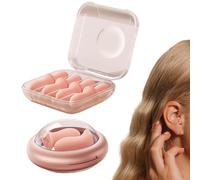Noise Cancelling Ear Plugs - Sound Blocking Studying Earplugs, Comfortable Noise Reduction Plugs with Soft Silicone Fit, Reusable Hearing Protection for Sleep, Study, Travel, Concerts and Motorcycling