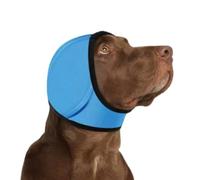 Noise Cancelling Ear Wrap, Dog No Shake Ear Muffs Noise Protection Firework Thunder Vacuum, Adjustable Calming Dog Ear Protection, Soft Breathable for Grooming, for Grooming Bathing & Swimming (1,M)