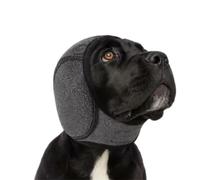 Noise Cancelling Ear Wrap, Dog No Shake Ear Muffs Noise Protection Firework Thunder Vacuum, Adjustable Calming Dog Ear Protection, Soft Breathable for Grooming, for Grooming Bathing & Swimming (2,M)