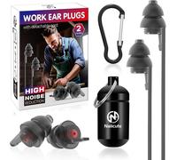 Noise Cancelling Earplugs,2 Pairs,Working Plugs With Detachable Cord,Hearing Protection For Noisy Or Stressful Environment,Prevents Hearing Injuries,Reusable Ear Plugs