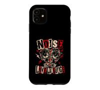 Noise is My Love Language Punk Rock Fan Musique Coque pour iPhone 11